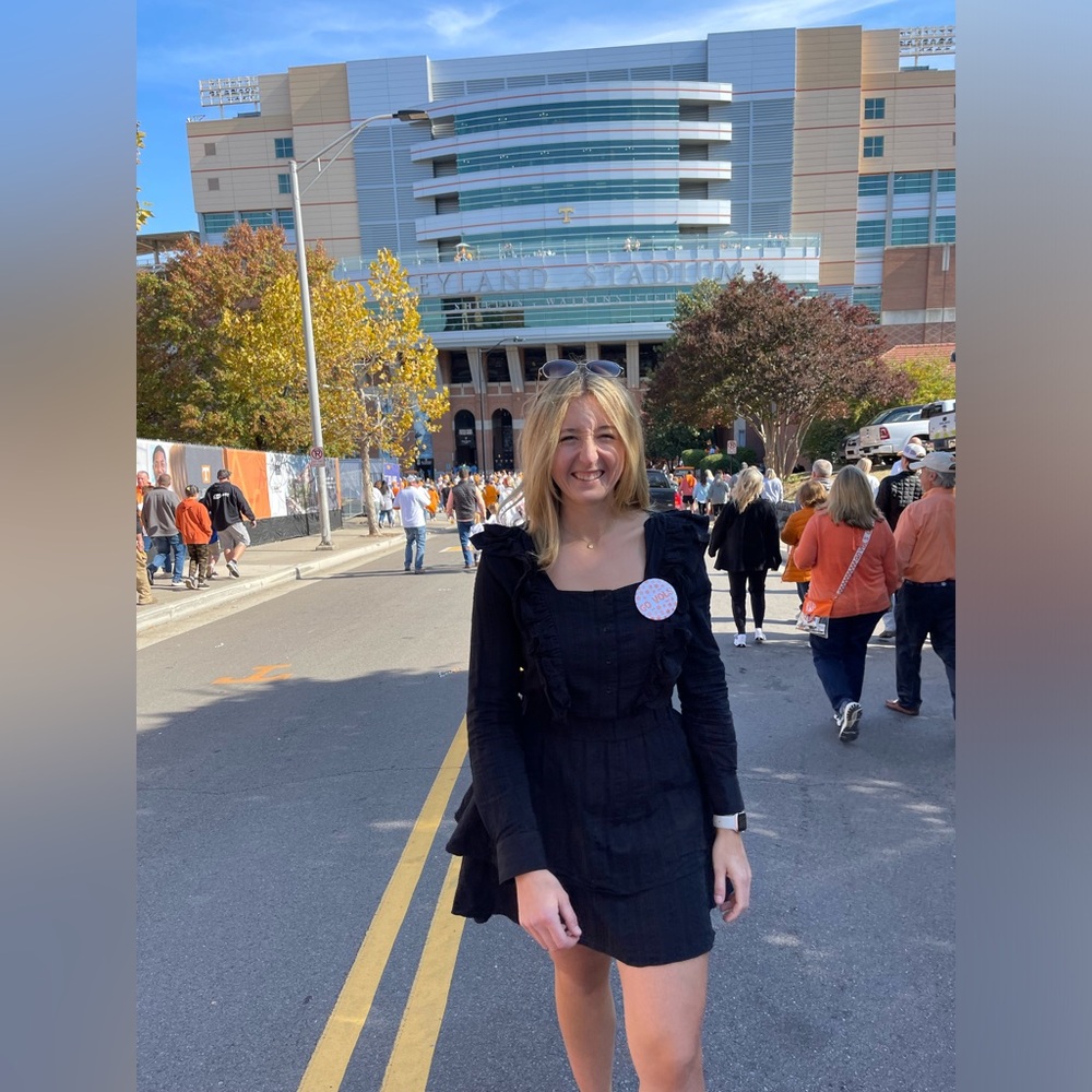The Shirt by Rochelle Behrens Ruffle Dress